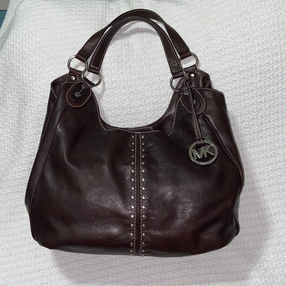 Vintage Michael Kors studded hobo bag - Picture 1 of 15